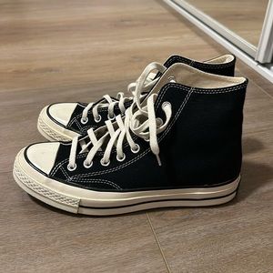 CONVERSE Chuck 70 Black High Top Shoes size 8.5 women’s